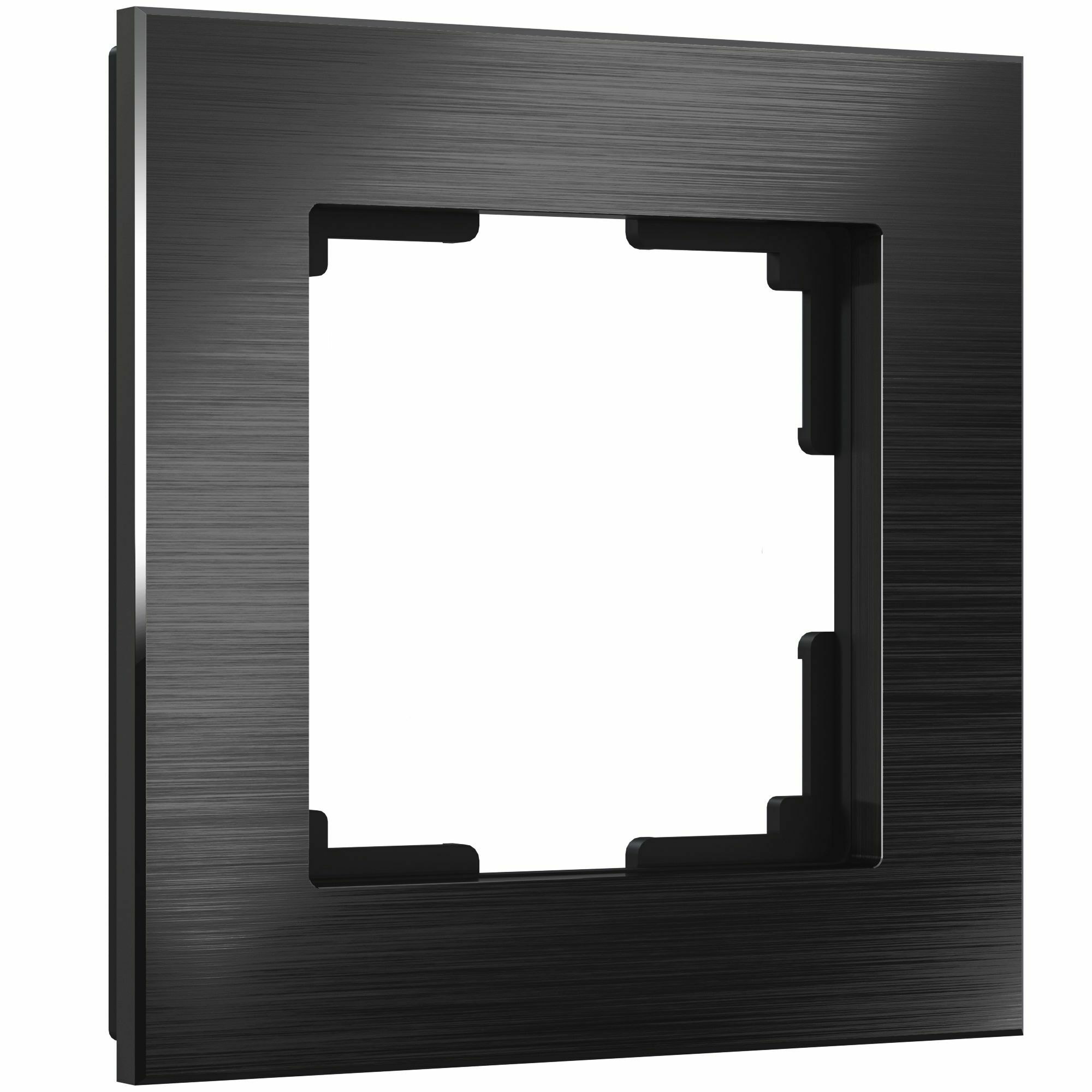 Изображение товара Рамка на 1 пост Aluminium (черный алюминий) W0011708 Werkel