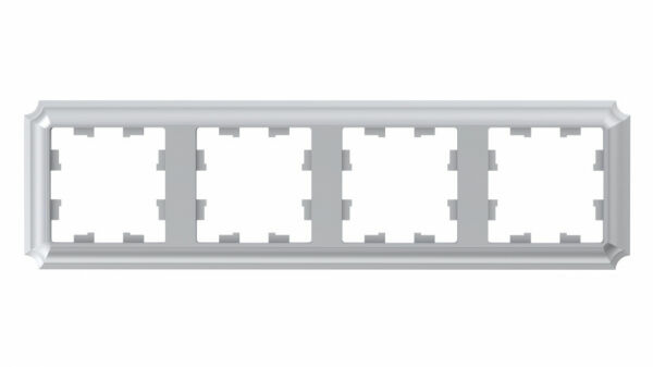 Изображение товара Рамка 4-ая, универсальная, пластик, алюминий,ATN100304 Atlas Design Antique Schneider electric