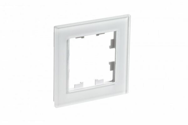 Изображение товара Рамка 1 пост, универсальная, Nature Стекло, Белый, ATN320101 Atlas Design Nature Schneider electric