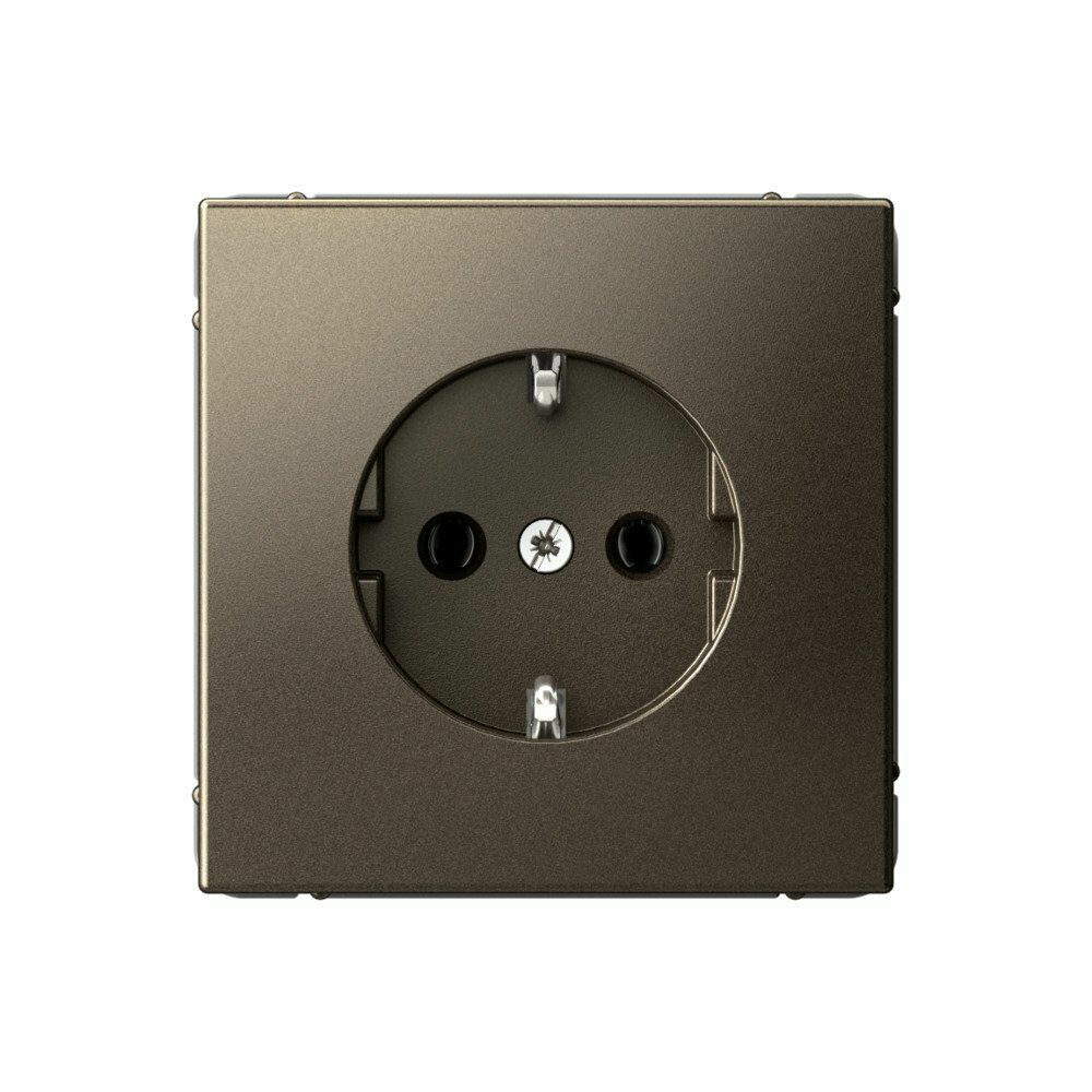 Изображение товара Розетка одинарная, с заземлением, 16А, мокко GAL000643 ArtGallery, Systeme Electric