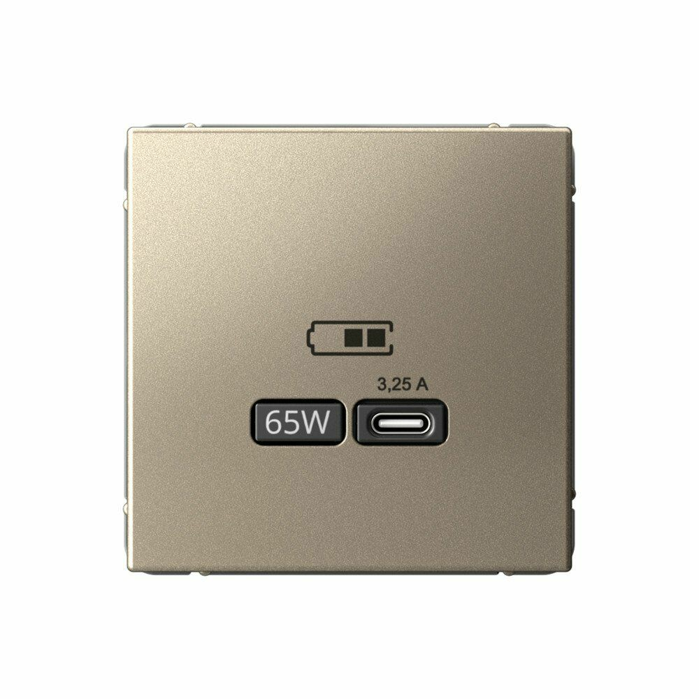 Изображение товара Высокоскоростная розетка USB тип-С шампань GAL000527 ArtGallery, Systeme Electric