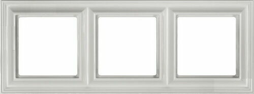 Изображение товара Рамка на 3 поста, белый Jung Eco Profi Deco EPD483WW