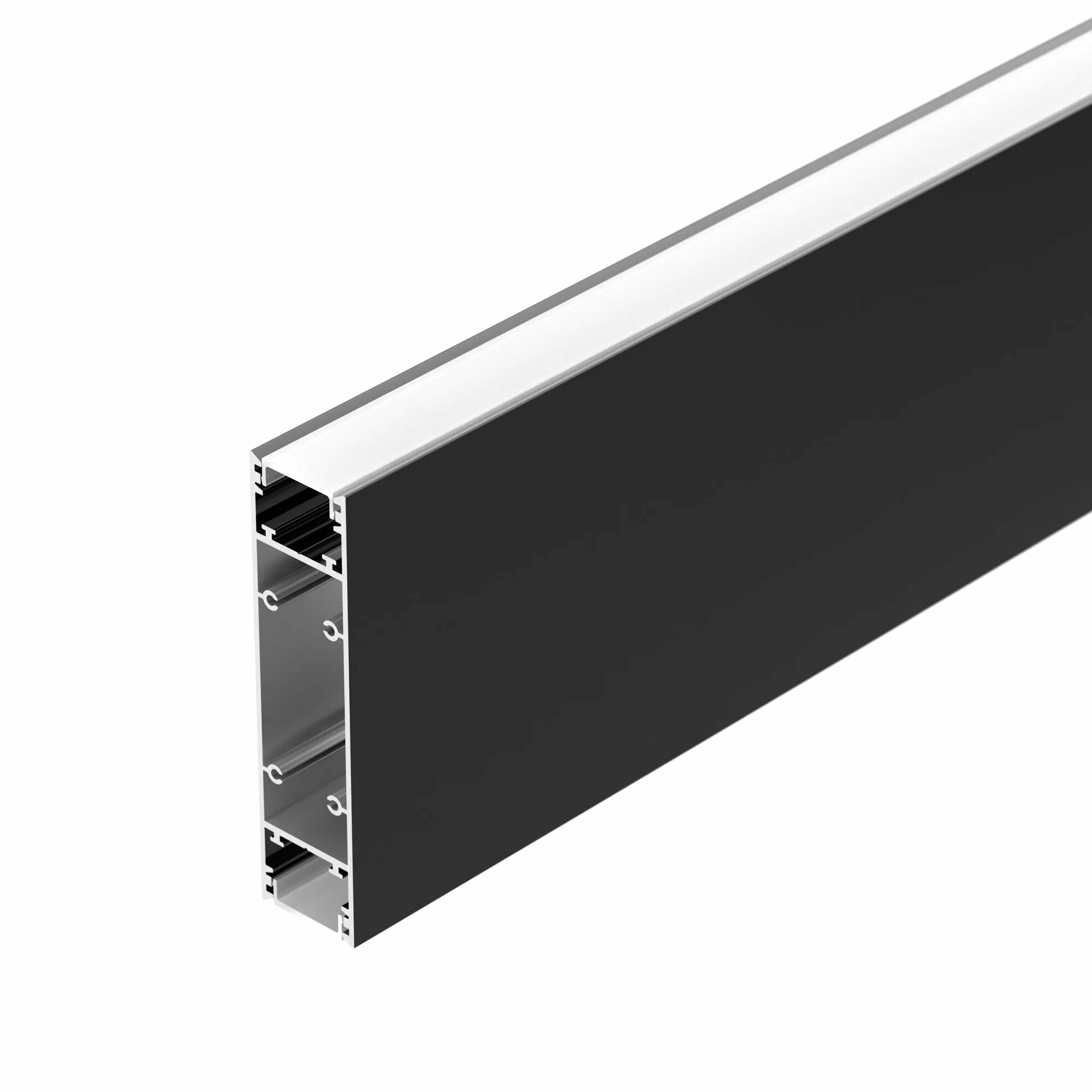 Изображение товара Профиль SL-LINE-25100-DUAL-2500 BLACK (Arlight, Алюминий) 033735