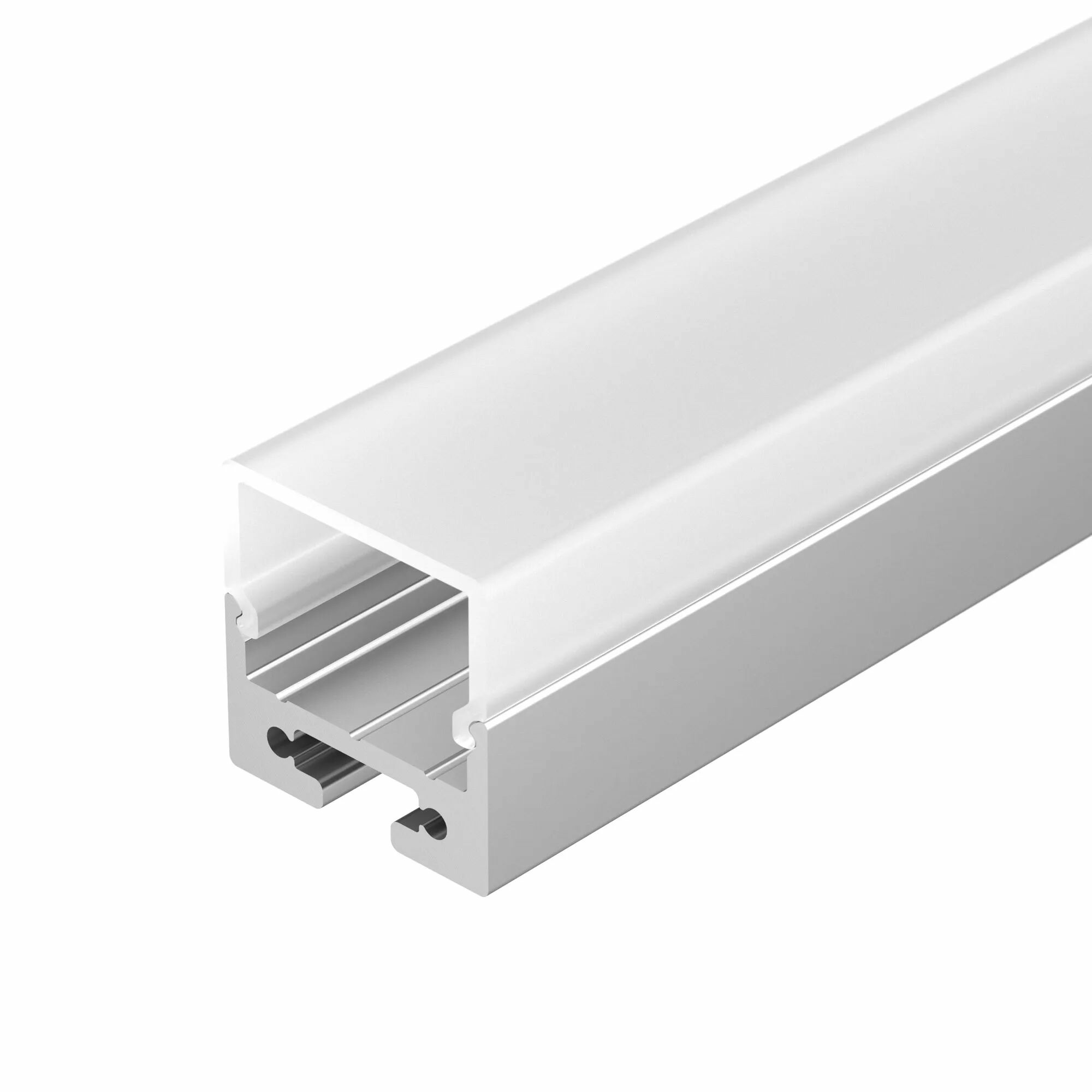 Изображение товара Профиль с экраном SL-LINE-2011M-2500 ANOD+OPAL SQUARE (Arlight, Алюминий) 025870