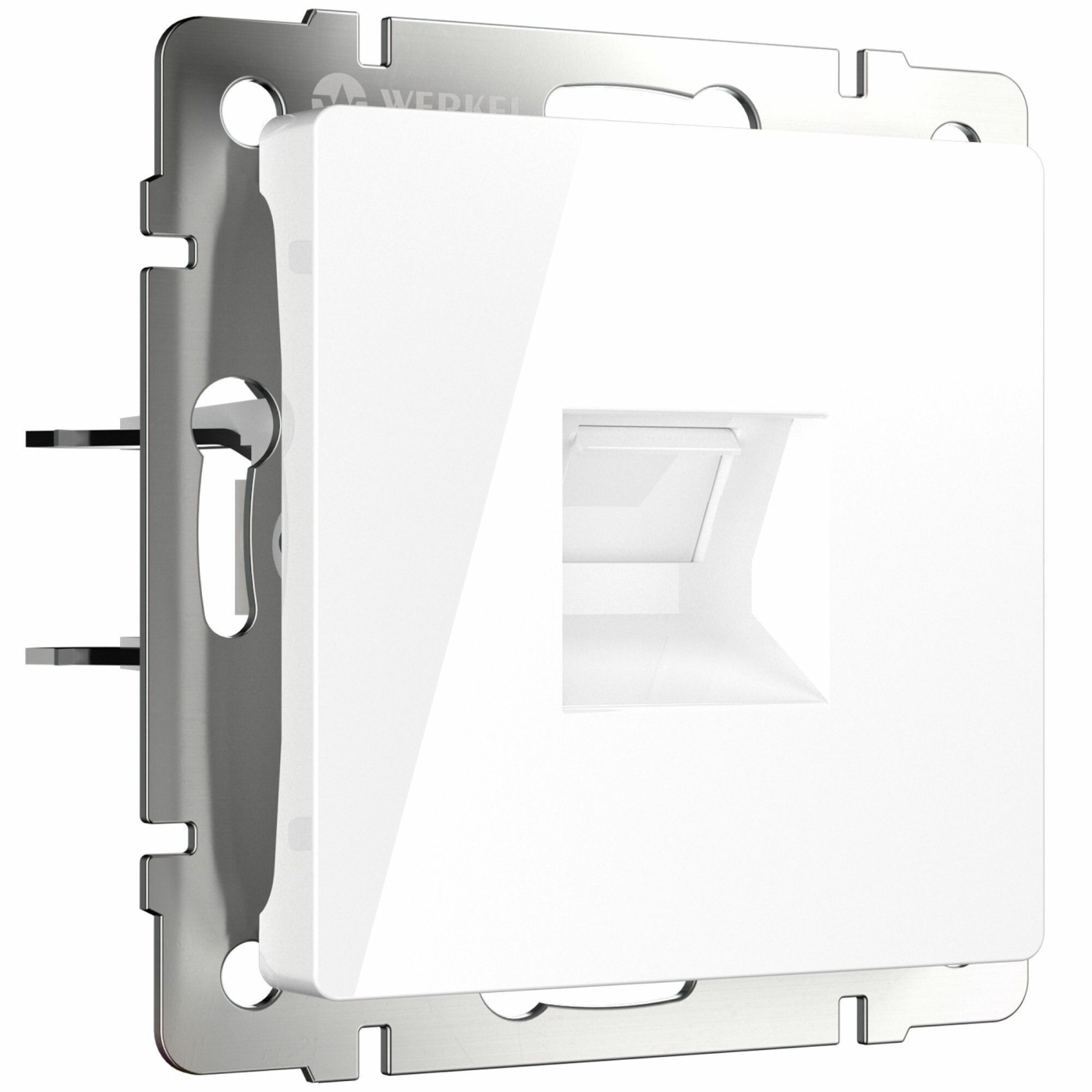 Изображение товара Розетка компьютерная, Ethernet RJ-45 cat. 6A экранированная (белый) W5120101, Werkel