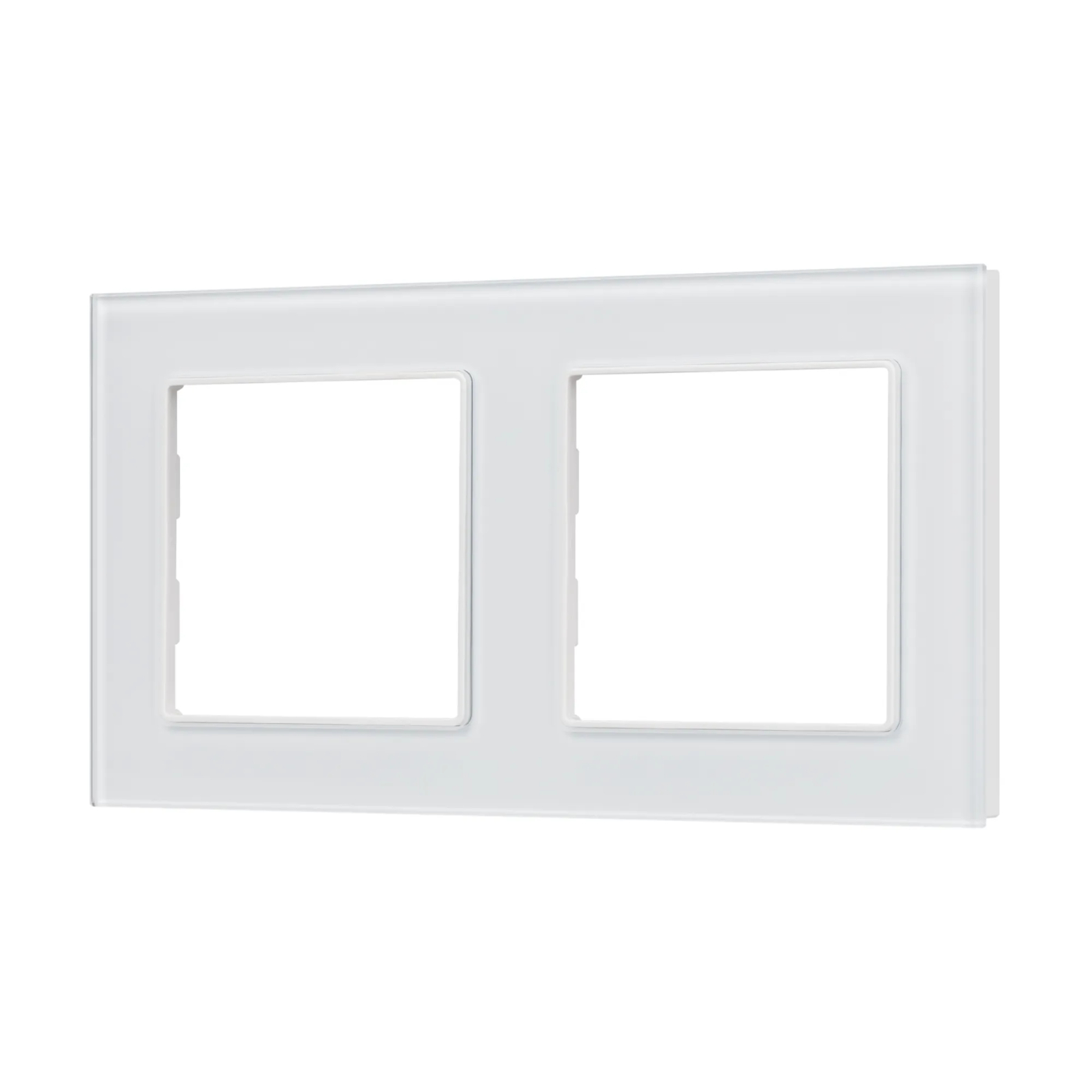 Изображение товара Рамка стеклянная на 2 поста FRM-GLARE-GS-2-WH (Arlight, -) 043796