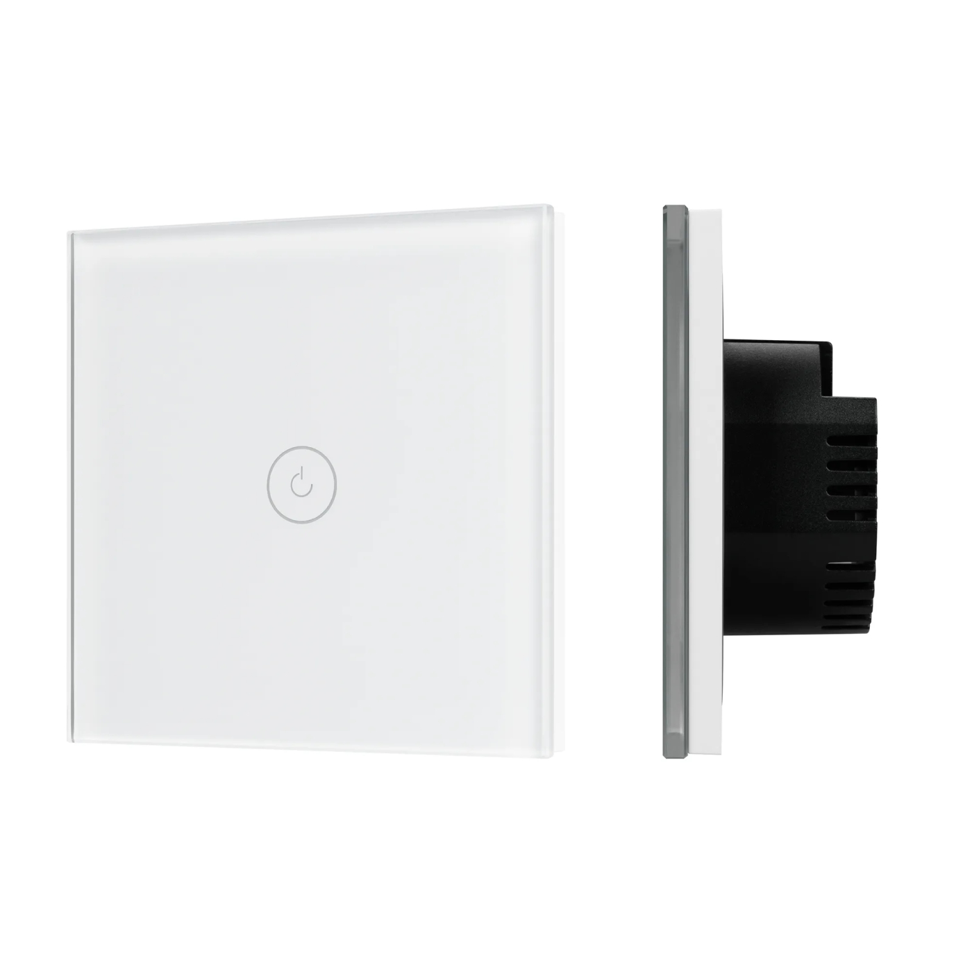 Изображение товара Выключатель сенсорный SWT-OMALI-S01-ZB-WH (250V, 10A, Zigbee) (Arlight, Стекло) 050035